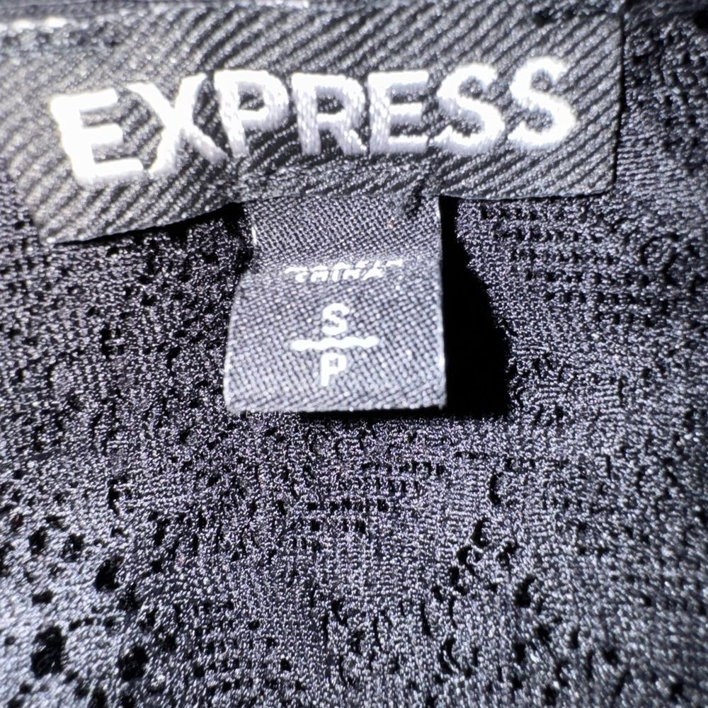 Express Black Top with Silver Sequins - Picture 4 of 4